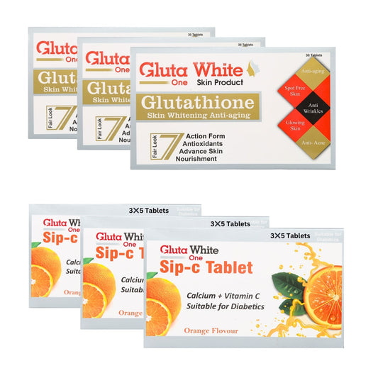 gluta white whitening supplements