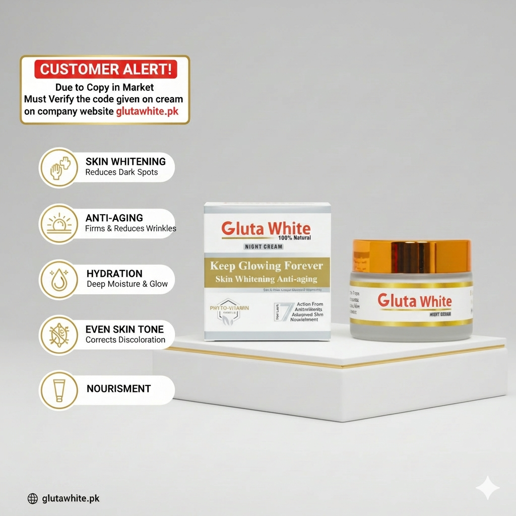 Gluta White Cream for Face Beauty & Whitening