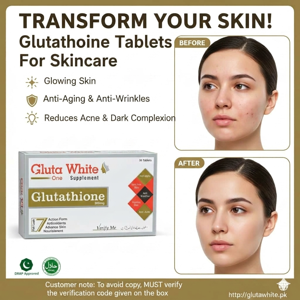 Glutathione Tablets & Vitamin C ( 15 Days )