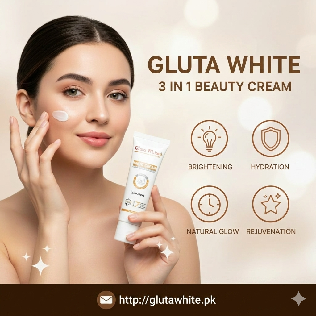 Gluta White 3 in 1 Natural Beauty Cream