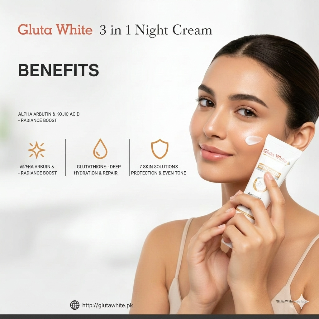 Gluta White 3 in 1 Natural Beauty Cream