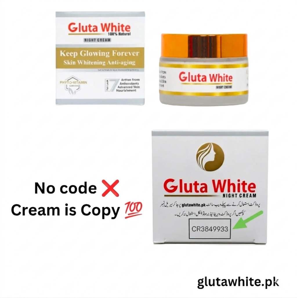 Gluta White Cream for Face Beauty & Whitening