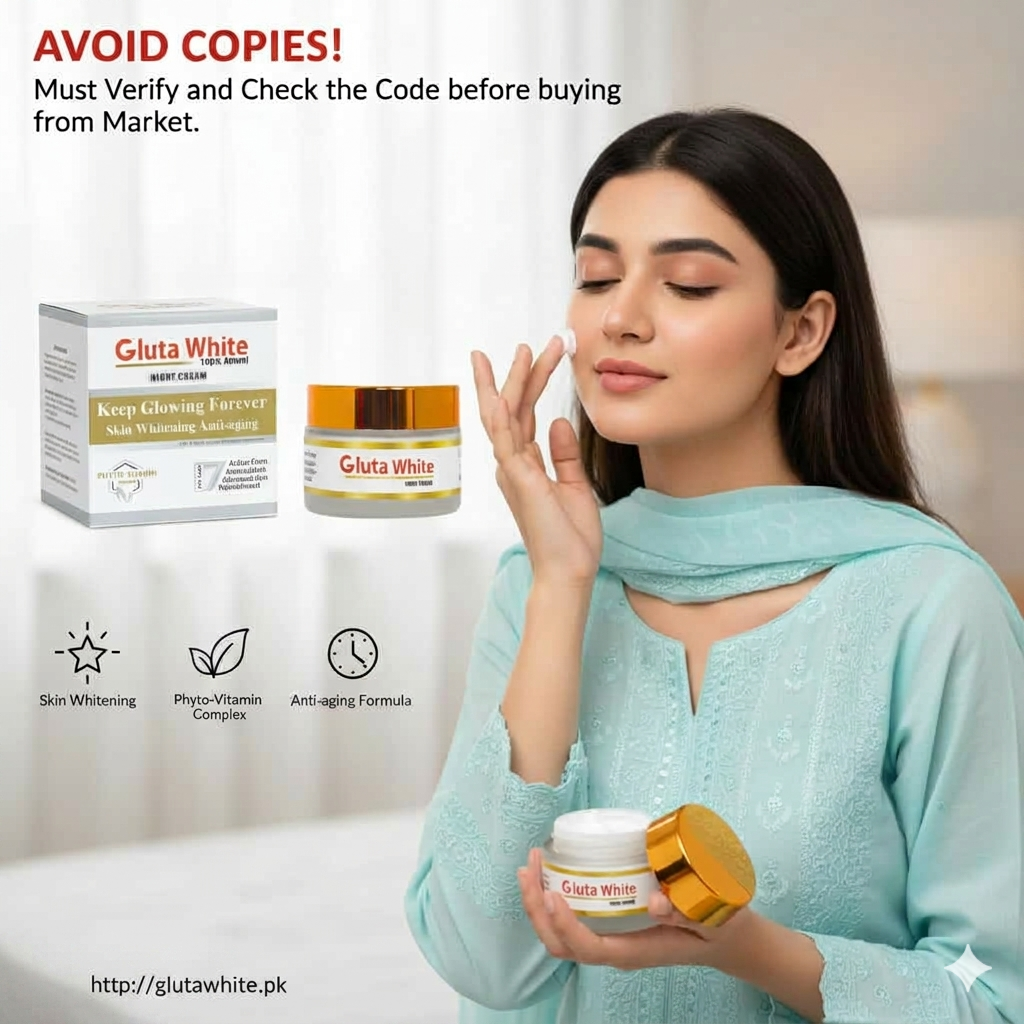 Gluta White Cream for Face Beauty & Whitening