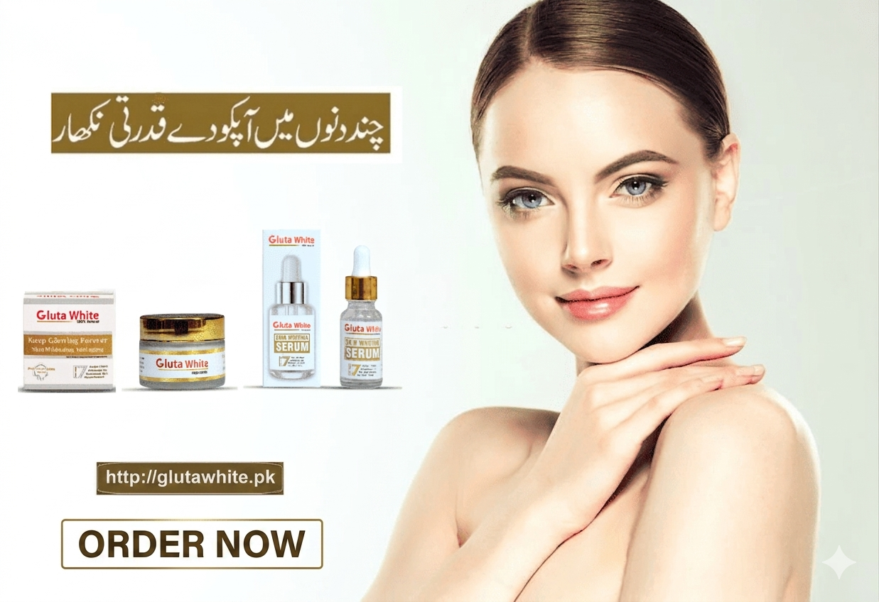 Gluta White Cream & Whitening Serum Set