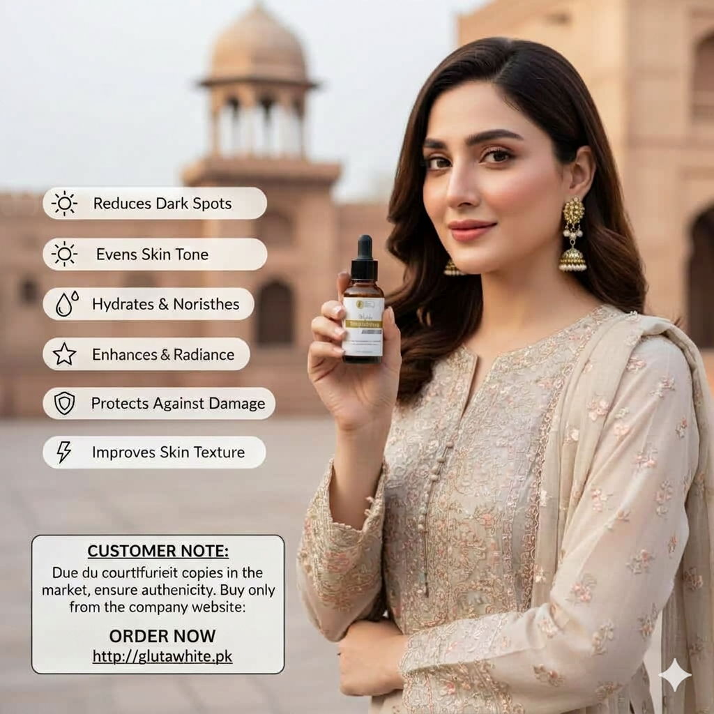 Gluta White Serum for Face Whitening & Brightening