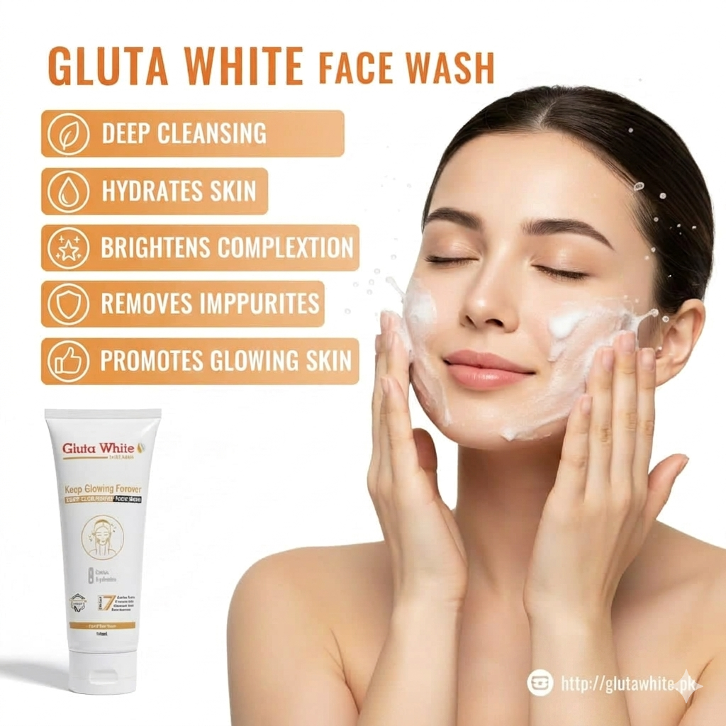Gluta White Deep Cleansing Advance Facewash