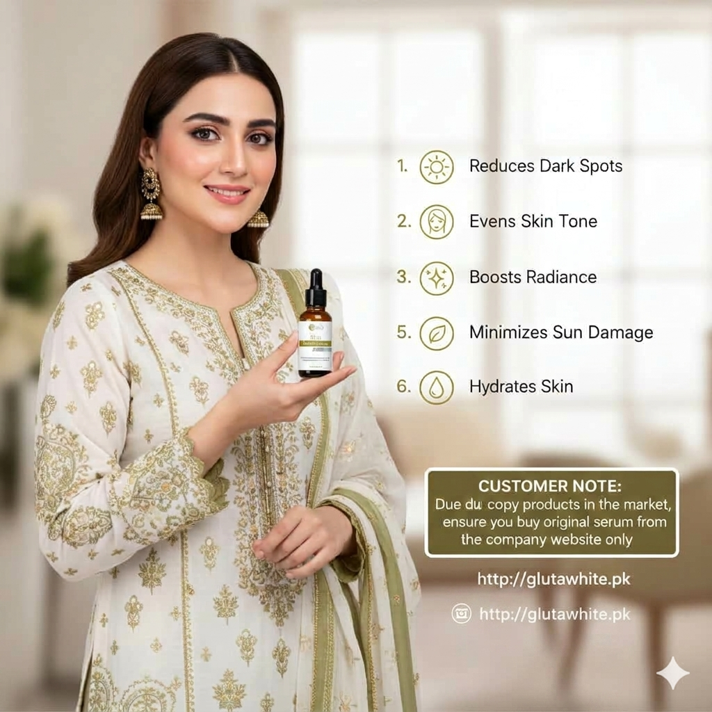Gluta White Serum For Face Glowing