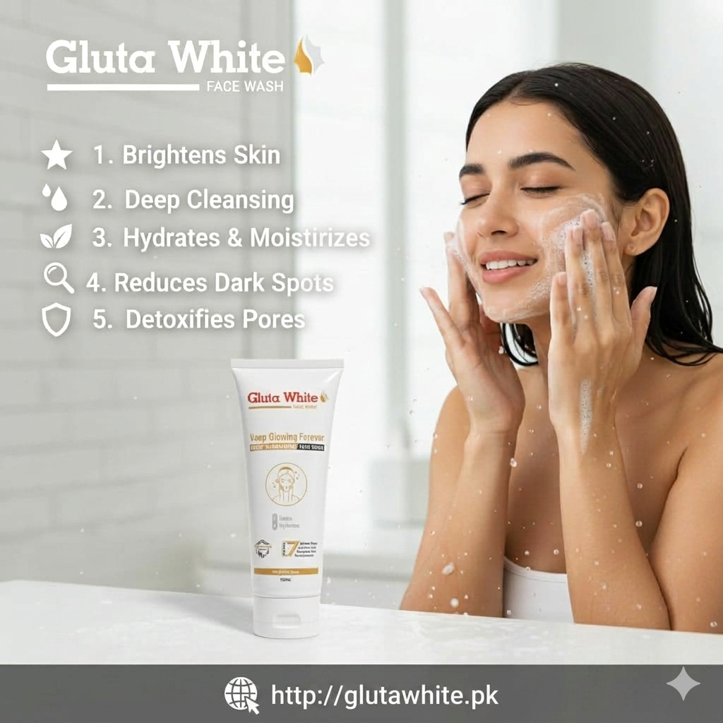 Gluta White Deep Cleansing Advance Facewash