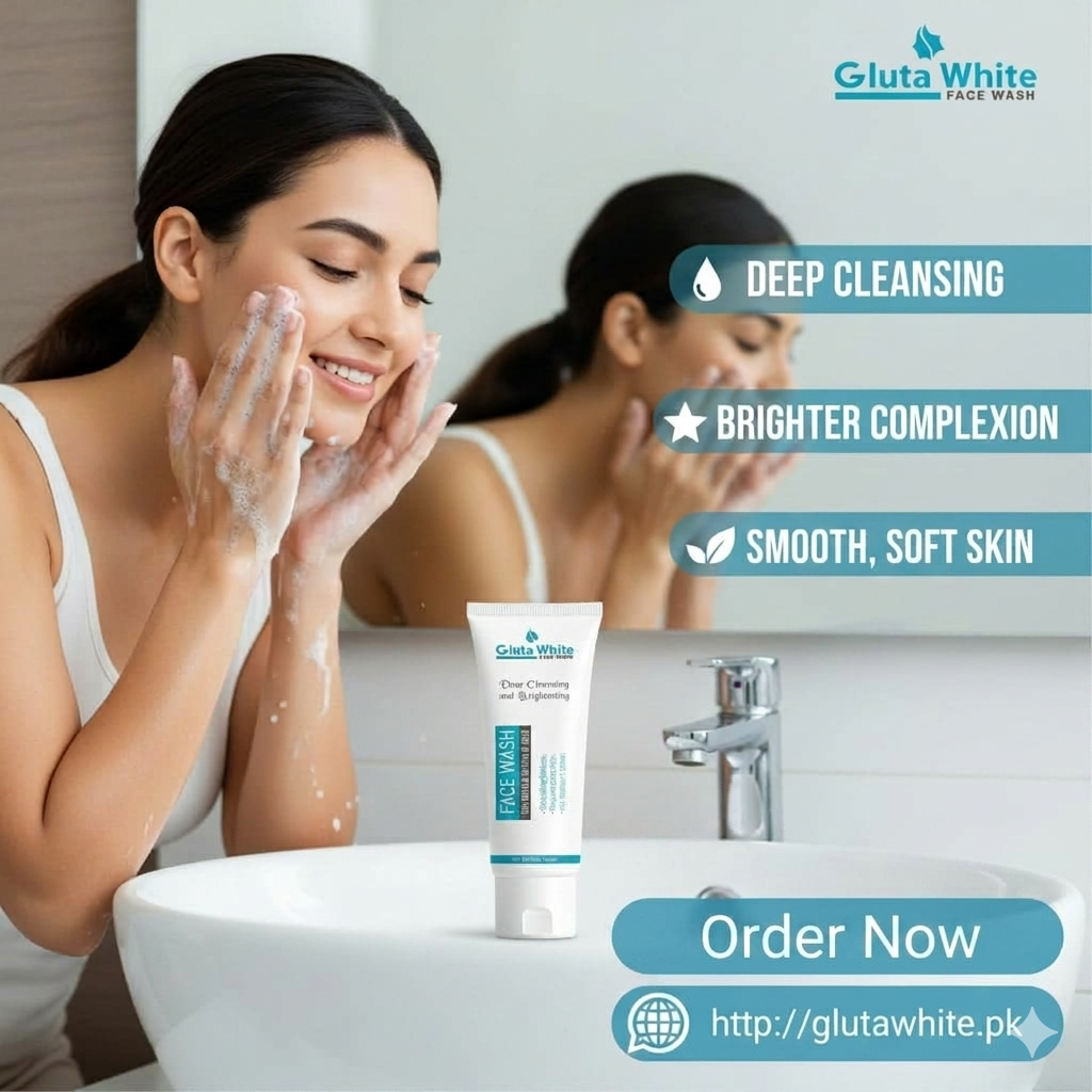 Gluta White Face Wash for Face Glowing & Brightening