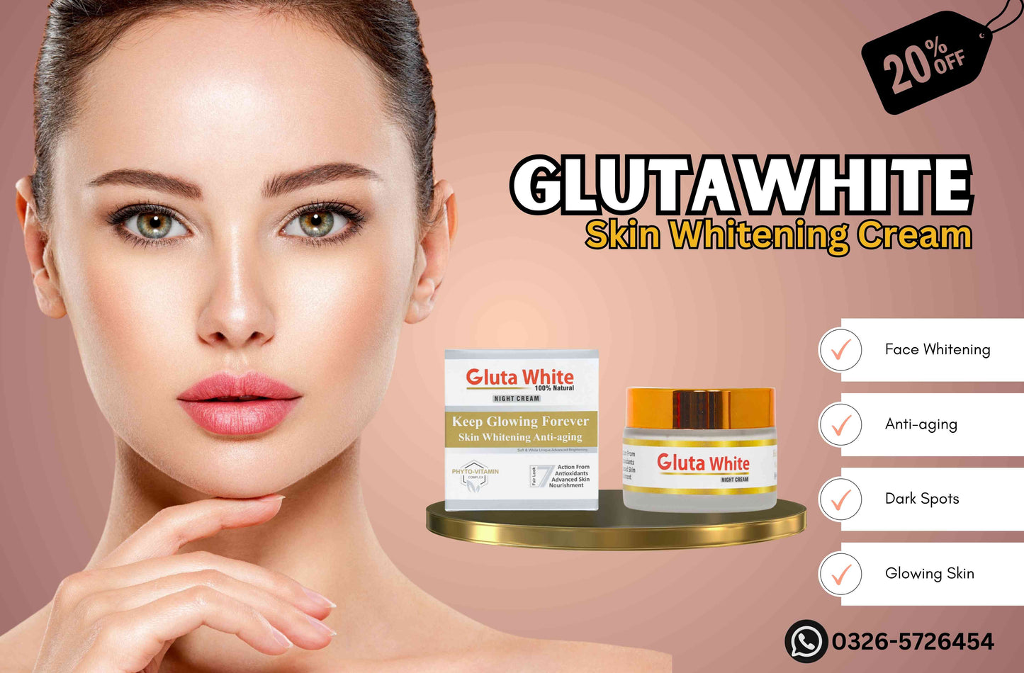 gluta white cream