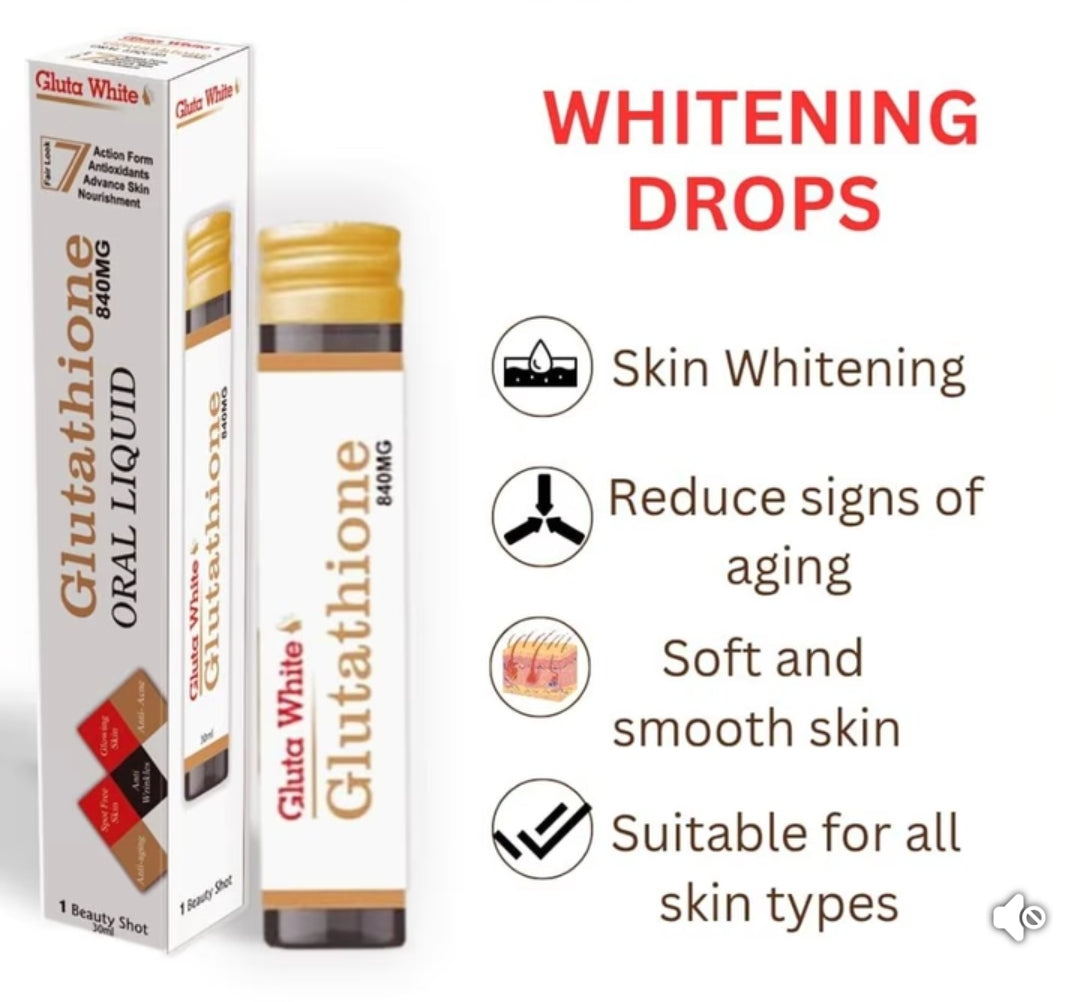 Gluta White Beauty Shots (12 Oral Shots)