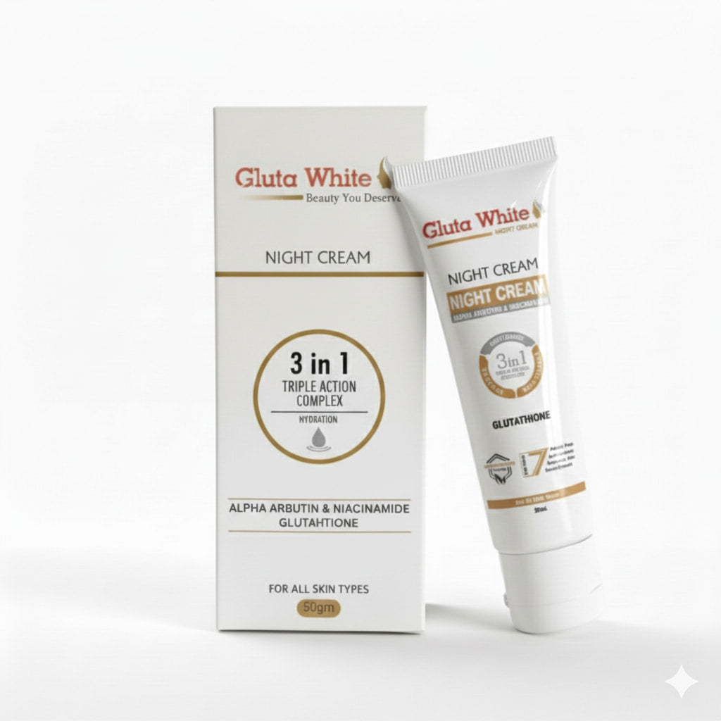 gluta white 3 in 1 natural beauty cream