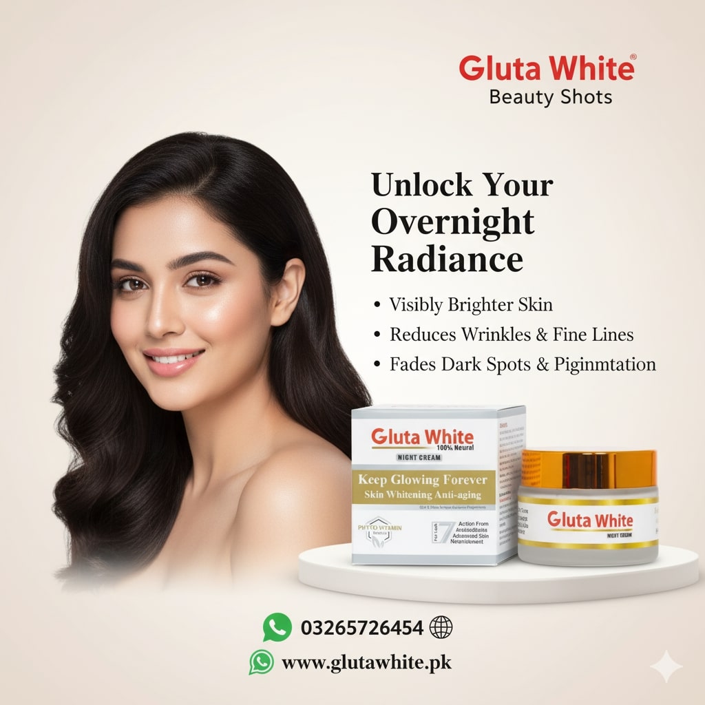 gluta white night cream original in pakistan