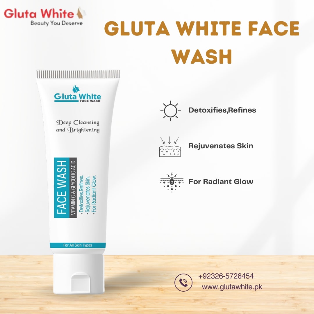 gluta white face wash in pakistan