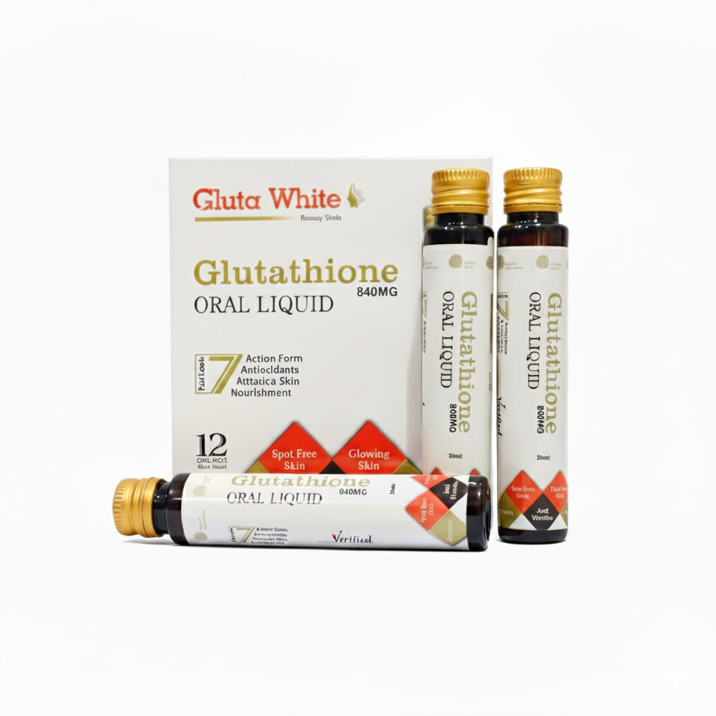 Gluta White Glutathione Beauty Shots - 12 Oral Shots 840mg