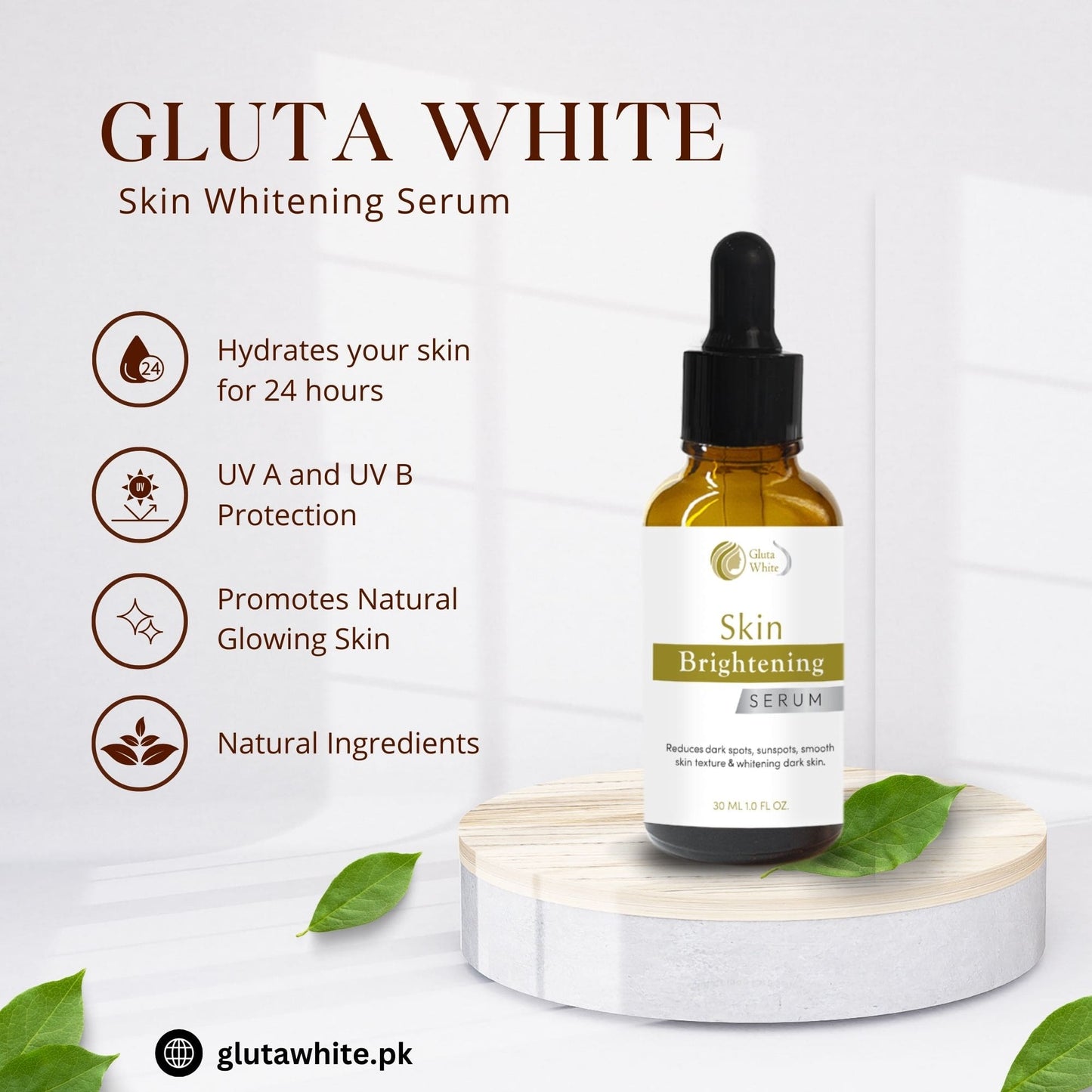 gluta white serum in Pakistan 