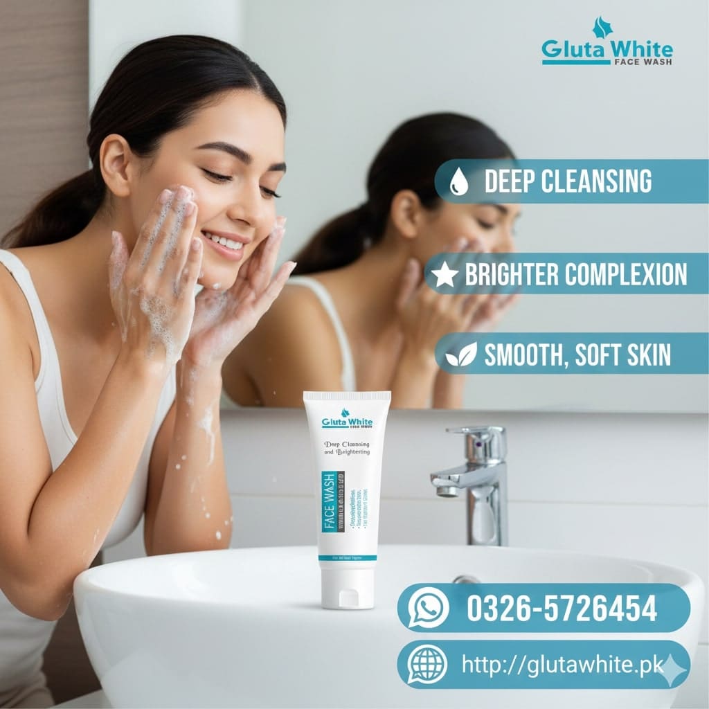 the lady skin care gluta white facewash for oily skin
