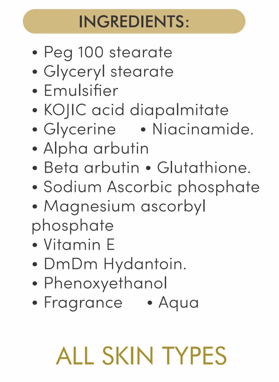 gluta white serum ingredients